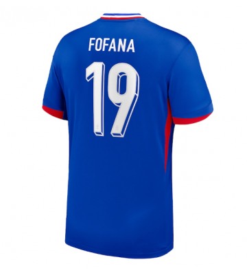 Frankrig Youssouf Fofana #19 Hjemmebanetrøje EM 2024 Kort ærmer